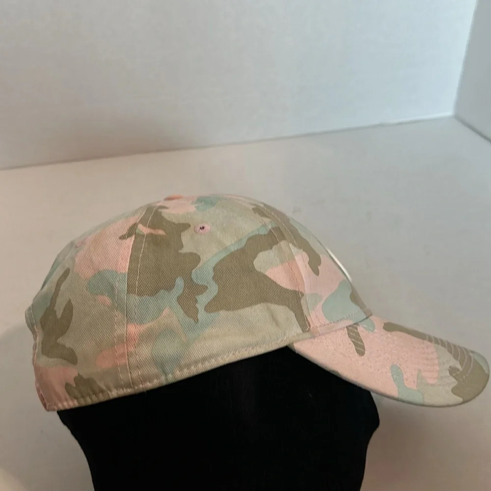 WESC PASTEL CAMO Blue White Cap Beach Hat Snapback Adjustable